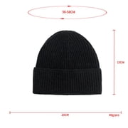 JeashCHAT Winter Hats for Women and Men Trendy Solid Color Fleece Lined Soft Cozy Breathable Warm Beanie Knit Chunky Womens Snow Cap for Cold Weather, Blue