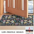 thumbnail image 3 of Day Of the Dead Halloween Pattern Door Rugs,Washable Non Slip Door Mats Indoor,Decorative Door Mats,Entry Mat Indoor for Entrance,Bedroom,Kitchen,Bathroom,17"x30", 3 of 6