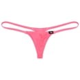 thumbnail image 5 of Tanga de talle bajo para hombre, ropa interior de Bikini, cintura elástica de Color sólido, Tanga de malla transparente, calzoncillos transparentes, 5 of 5