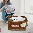 thumbnail image 3 of Home Textile Storage for Home Organization with Handles - Durable Polyester Laundry Hamper for Multipurpose Use, 3 of 3