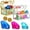 B, variant on EcoVerve 24 Pieces Diving Gem Pool Toys Colorful Summer Swimming Gem Diving Toys With 2 Boxes Summer Underwater Swimming Toy Set For Parties Birthday Wedding Decoration Gem