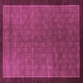 thumbnail image 1 of Ahgly Company Indoor Square Abstract Purple Modern Area Rugs, 4' Square, 1 of 4
