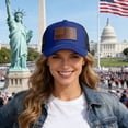 thumbnail image 2 of Lispipm Women and Man Mesh Baseball Cap Summer Outdoor Breathable Hats Unisex Sports Quick Drying Caps for US 250th Anniversary Blue, 2 of 6