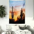 thumbnail image 3 of Desert Cactus Sunset Tapestry Wall Hanging for Living Room Bedroom Dorm Decor, 3 of 5