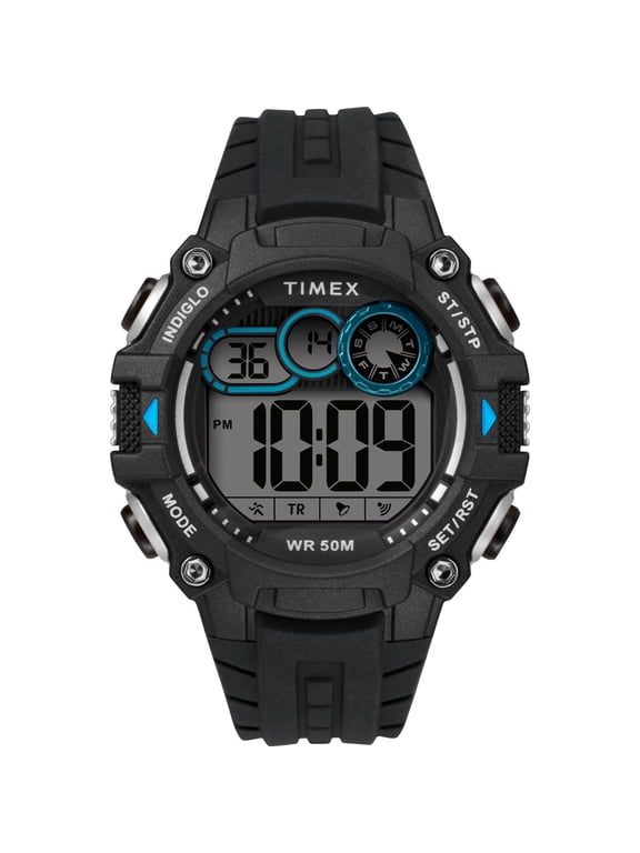 Men's Big Digital Watch with Silicone Strap TW5M27300