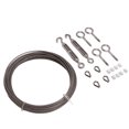 thumbnail image 4 of Strings Light Hanging Kit, Easy Installation Waterproof Rustproof PVC Coating Wire Rope Kit   For Balcony For Curtain, 4 of 8