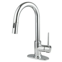 Gourmetier LS2461NYL New York Single-Handle Pull Down Sprayer Bar Faucet, Polished Chrome