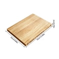 thumbnail image 3 of Leeye 3 Piece Natural Wood Cutting Board Set, Bamboo Chopping Board with Stand, Kitchen Serving Board Set for Meat Cheese Vegetables, 3 of 4
