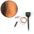 thumbnail image 4 of Paquete de 2 200 luces LED solares de cascada, 8 modos, luces de hadas para decoración interior y exterior Zhivalor CPB-US-DYP581-3, 4 of 5