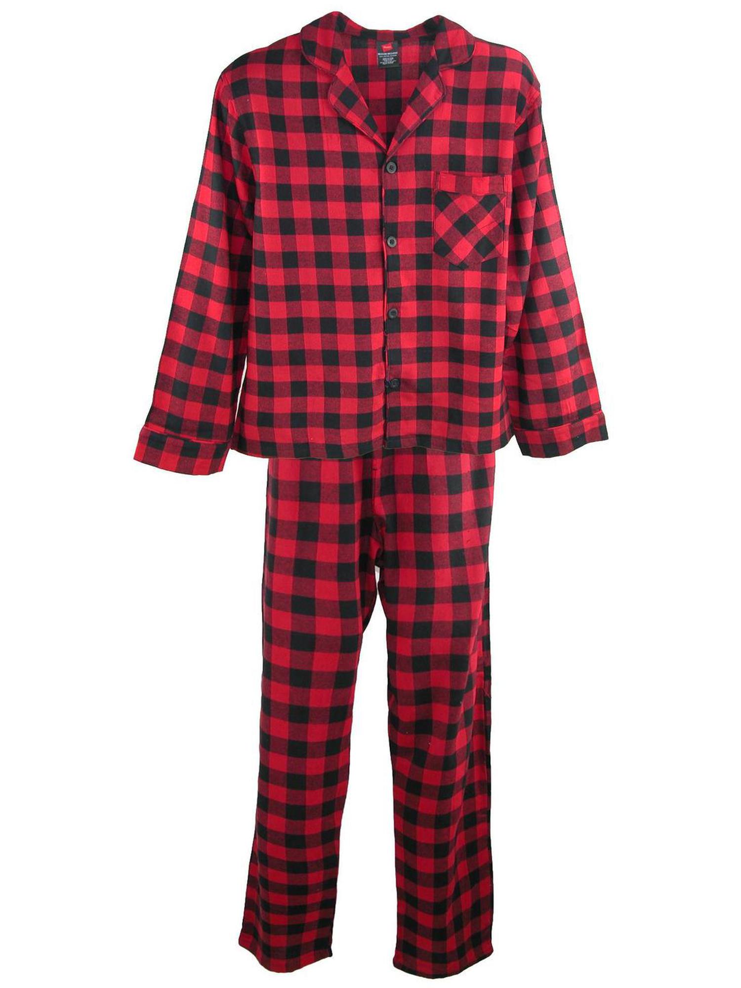 Hanes Hanes Cotton Flannel Pajama Set (Men's Big & Tall) Walmart
