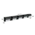thumbnail image 2 of 5-Light 32.3 Inch Vanity Light Fixtures , Matte Black Modern Acrylic Bathroom Wall Lighting Fixtures for bathroom lights (Cool White 6000K), 2 of 9