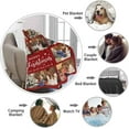 thumbnail image 2 of AISENIN Custom Merry Christmas New Year Gifts Personized Throw Blankets With 9 Photos Text Flannel Blankets for Friends Kids Couples Family, 2 of 5