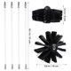 thumbnail image 4 of Cepillo de limpieza de ventilación de la secadora Cepillo de chimenea Secador Cepillo de ventilación con tubos de fijación Herramientas de limpieza Accesorios, 4 of 7