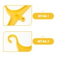 thumbnail image 3 of AURARMLET Colgador Resistente Y Portátil Para Trajes De Neopreno Y Chalecos Color Amarillo, 3 of 8