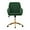 Green, variant on SYNGAR Office Chair with Adjustable Height, Modern Mid Back Soft Criss Cross Chair with Wheels Velvet Swivel Computer Home Task Chairs Ergonomic Executive Chair with Armrests, Rose Red