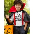 thumbnail image 2 of Days Till Halloween T-Shirt Juniors -Image by Shutterstock,  x-Large, 2 of 4