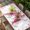 White, variant on Pink Ribbon Table Cloths for 4 Foot Rectangle Tables, Wings Romantic Love Heart Flowers Black Patio Waterproof Elastic Fitted Tablecloths, Washable Rectangular Table Cover for Camping