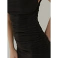thumbnail image 3 of Asymmetricaal Neck Bodycon Mini Dress with Cut Out Detail, 3 of 4