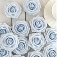 thumbnail image 3 of Flor artificial de espuma de polietileno teñida de 8 cm, flor falsa, 25 rosas en caja, florero decorativo para el hogar, arreglo floral, 3 of 6