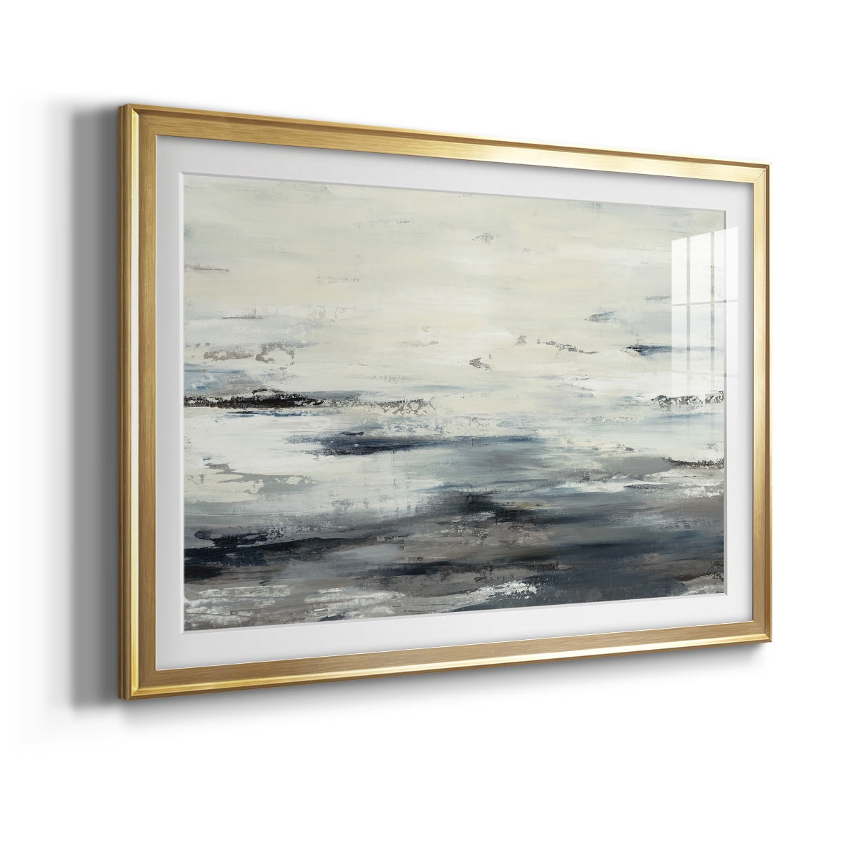 On The Stormy Seas Premium Framed Print - Ready to Hang