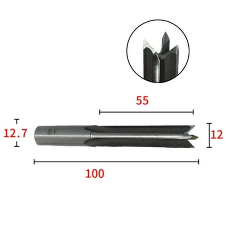 

Nomik Woodworking Drill Bit HSS Four Blade Mortise Drill Swing Machine Positive Tenon