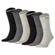 thumbnail image 1 of PUMA Calcetines deportivos unisex, paquete de 6 - Sport Crew Stripe, calcetines de tenis, rayas Gris 39-42, 1 of 2