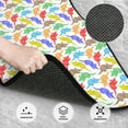 thumbnail image 3 of Disketp Colored Armadillos for Crystal Velvet Car Mats Four-Piece Set,All-Season Automotive Protection, Vehicles, Cars, Trucks, and SUVs,Anti-Slip Design, 3 of 7