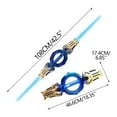 thumbnail image 3 of Light Up Dueling Sabers with Flashing Effects and 7 Colors, Double-Edged Lightsaber Toys for Role Play, Parties, and Night Games, 3 of 8