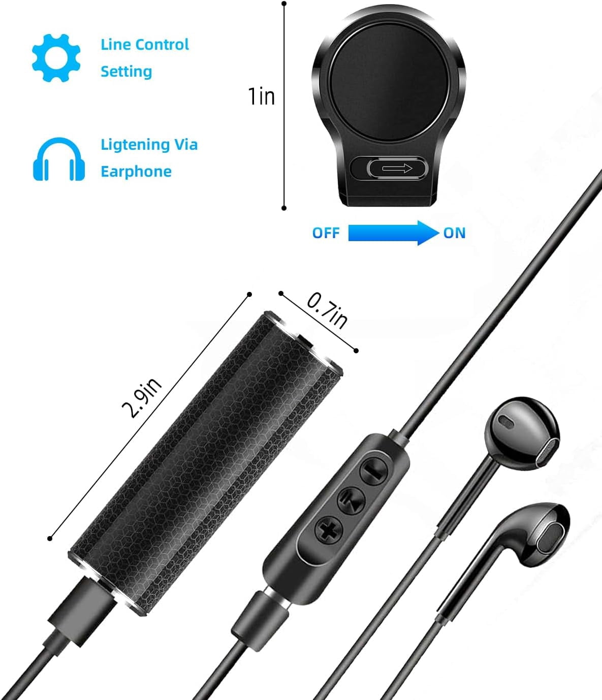 Voice Recorder, 64G Magnetic Voice Activated Audio Recorder with AI-Intelligent Triple Noise Reduction, 25 Days Continuous Recording Device, Digital Voice Recorder for Meetings/Interviews/Classroom