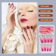 thumbnail image 2 of Minnieouse 1 Juego de prensa de punta francesa en las uñas, extensión de gradiente, uñas Extra largas, salón de bailarina desmontable, regalos DIY tipo Type3 NO3 Minnieouse CE011628-11, 2 of 6