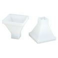 thumbnail image 2 of 2 Pcs Moules Pyramides DIY Cristal Moule Époxy Grande Pyramide Silicone Fait Main Moule Résine Époxy Décoration Maison, 2 of 10