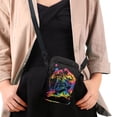 thumbnail image 4 of HELLHERO Butterfly Tie Dye Shoulder Bags for Men, Women Polyester Crossbody Sling Bag with with Zipper Closed, 4 of 7