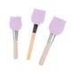 thumbnail image 5 of 3 piezas de Funda de silicona portátil para brochas de maquillaje Yinane Organizador lavable a prueba de polvo, 5 of 8