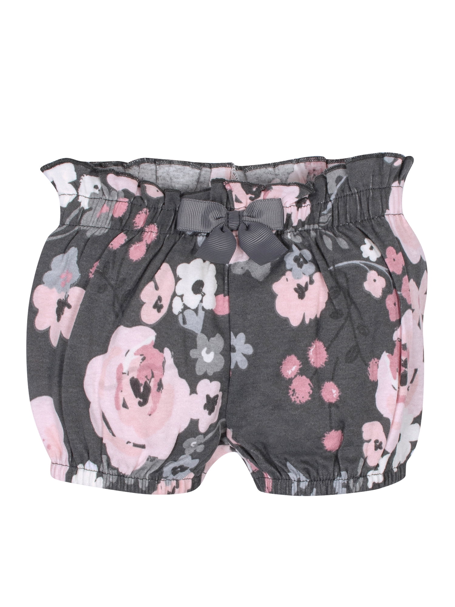 Modern Moments by Gerber Baby Girl Bloomer Shorts, 4-Pack, (0/3M-24M)