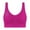 Hot Pink, variant on Women Sport Bras Plus Size Fashion Rose Hot Drill Print Push Up Stretchy Comfy T-Shirt Bra Comfy Everyday Bralette Purple 3X-Large