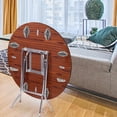 thumbnail image 4 of KONTONTY 1 Set Folding Table Hinge Stainless Steel Silver Smooth Operation Hinge for Deck, 4 of 6