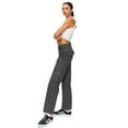 thumbnail image 3 of Cali1850 Women’s Casual Cargo Pants Straight Leg Multi Pockets Streetwear Trousers, 3 of 5