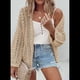thumbnail image 5 of Suéter Tipo Cárdigan para Mujer Color Albaricoque XL, 5 of 7