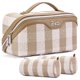 thumbnail image 1 of Bolsa organizadora de viaje para maquillaje BOYATU, juego de 3 piezas, impermeable, 1 of 7