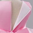 thumbnail image 4 of Ticikt Baby Elegant Flower Girls Dresses with Bow Special Occasion Wedding Birthday Party Fancy Tiered Gown, 4 of 9
