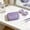Purple, variant on Aufmer Slim Portable Eye Care Container Outdoor Travel Lens Storage Box Simple Daily Visual Care Organizer compact storage box fit daily contact lens keeping and business trip outdoor carrying use