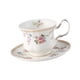 thumbnail image 5 of Juego de tazas y platillos para café con estampado floral, multiusos y antideslizantes. Platillo redondo, 5 of 9