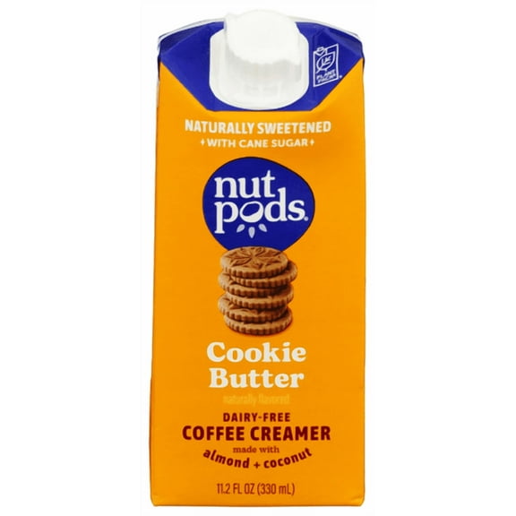 (Pack of 12) Nutpods Creamer Cookie Butter Cane Sugar 11.2 fl oz
