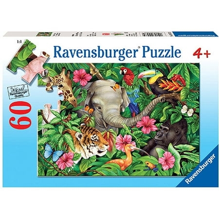 Ravensburger Tropical Friends Puzzle, 60 Pieces