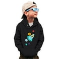 thumbnail image 1 of EDFBUYKRS Sweatshirts Garçons Col Rond Camion Chemise Dinosaure Manches Longues Pull Tops Tees, 1 of 4