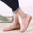 thumbnail image 6 of Fesfesfes Shoes for Women Round Toe Round Casual Flat Shoes Loafers Soft Bottom Casual Lightweight Peas Shoes 39(7), 6 of 9