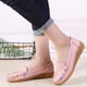 thumbnail image 5 of Zapatos planos informales de cabeza redonda para mujer, mocasines, zapatos de guisantes individuales informales de fondo suave Wmkox8yii  FOPL1954, 5 of 9