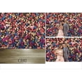 thumbnail image 2 of ABPHOTO 5x7ft Photography Backdrops Vintage Stripe Wood Floor Cherry Blossom Fresh Rose Flowers Seamless Newborn Baby Toddlers Lover Wedding Party Event Portraits, 2 of 3