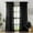 Black, variant on Elegant Orange Sheer Curtains 90 Inches Long for Living Room, Bedroom Light Filtering Cotton Textured Semi Sheer Curtains Linen Rod Pocket Privacy Voile Drapes, W52 x L90 in, 2 Panels