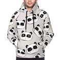 thumbnail image 4 of Hoodies for Men - Cute panda A Long Sleeve Comfrt Men'S Fashion Hoodies & Sweatshirts, Sweatshirts for Men Hoodies Pullover Clothing Clothes with Pouch, 4 of 7